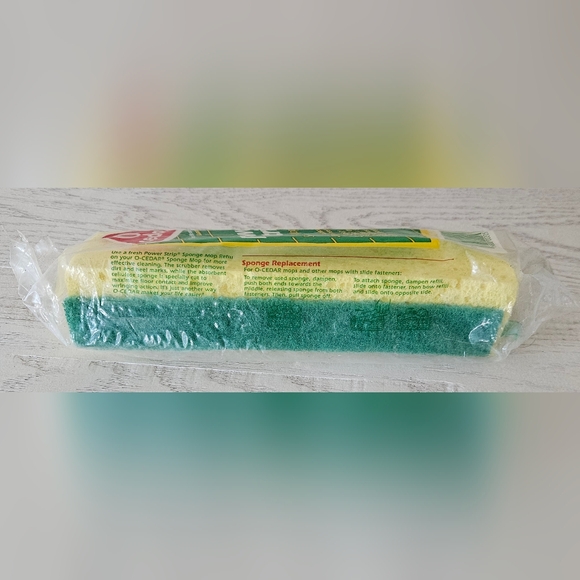 Vintage New Old Stock O-Cedar POWER STRIP Sponge Mop Refill New Old Stock - Picture 4 of 5